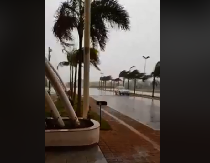 Ventos atingiram os 51 km/h durante temporal em Três Lagoas