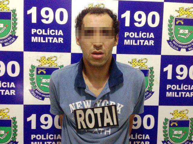 Foragido é preso pela ROTAI quando tentava se esconder dentro de guarda roupa 