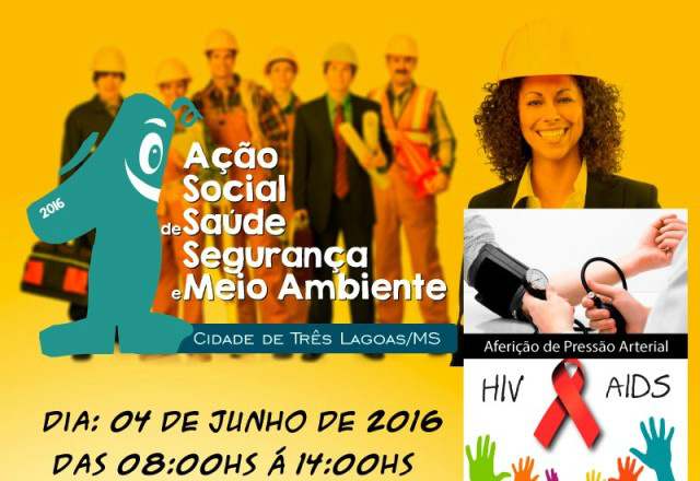 Evento de ação social acontece neste sábado em Três Lagoas 
