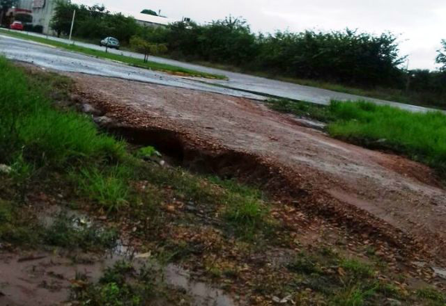 Moradora denuncia abandono em avenida de Três Lagoas 