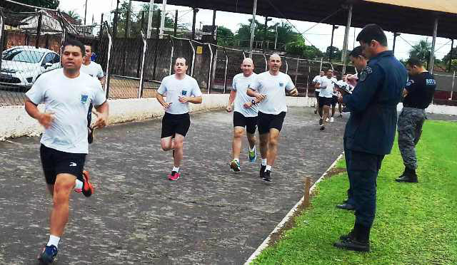 Polícia Militar realiza 1º teste de aptidão física do ano Polícia Militar realiza 1º teste de aptidão física do ano